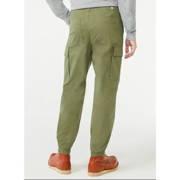 Free Assembly Men's Cargo Pants, Green size Medium - Picture 2 of 11